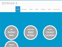 Tablet Screenshot of focus4.com